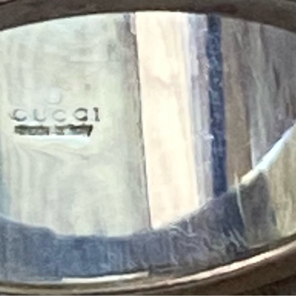 100% AUTHENTIC GUCCI SILVER STERLING RING SIZE 5 1/2 - Picture 7 of 9